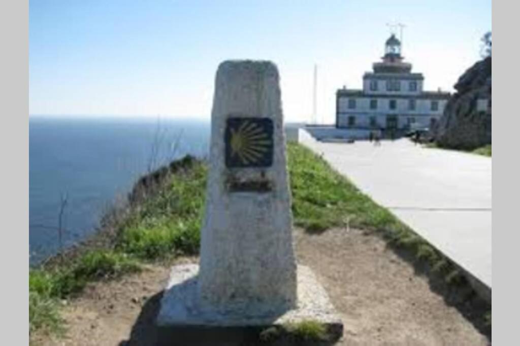 Junto Camino De Santiago,1ª Linea De Playa Appartement Finisterre Buitenkant foto