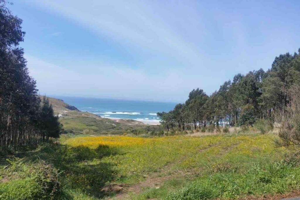 Junto Camino De Santiago,1ª Linea De Playa Appartement Finisterre Buitenkant foto