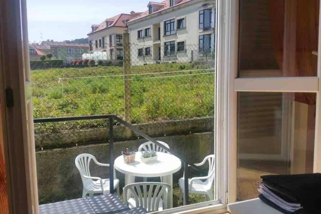 Junto Camino De Santiago,1ª Linea De Playa Appartement Finisterre Buitenkant foto