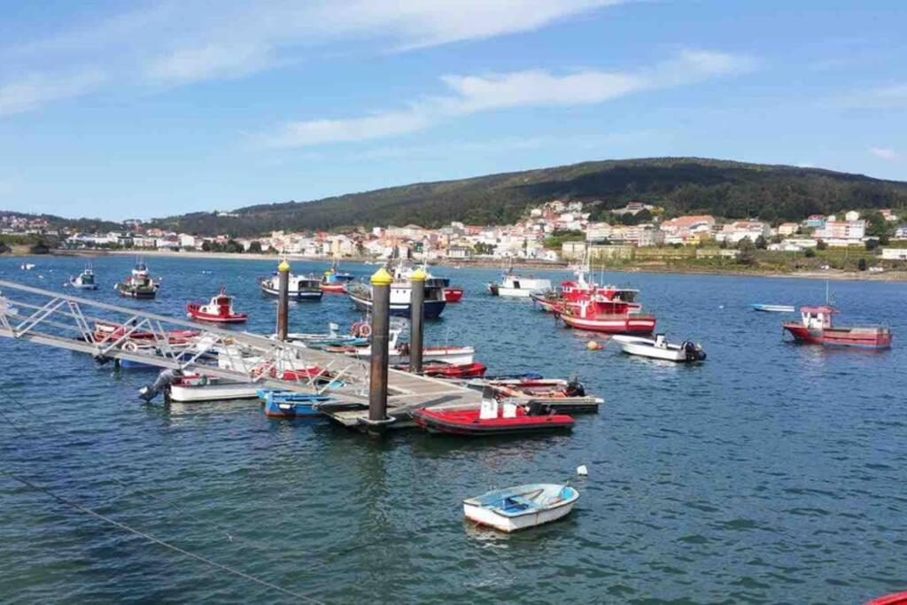 Junto Camino De Santiago,1ª Linea De Playa Appartement Finisterre Buitenkant foto