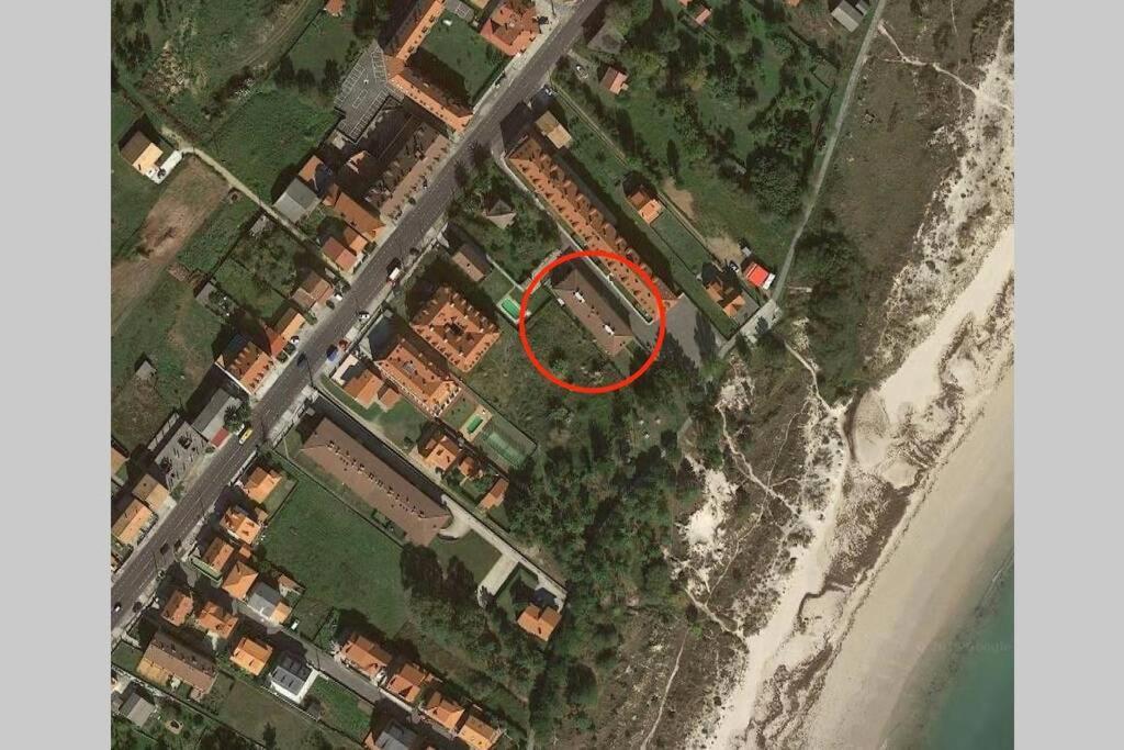 Junto Camino De Santiago,1ª Linea De Playa Appartement Finisterre Buitenkant foto