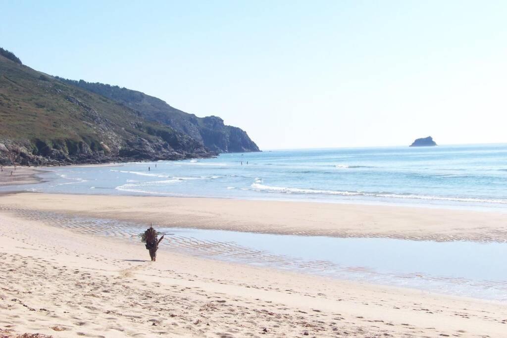Junto Camino De Santiago,1ª Linea De Playa Appartement Finisterre Buitenkant foto