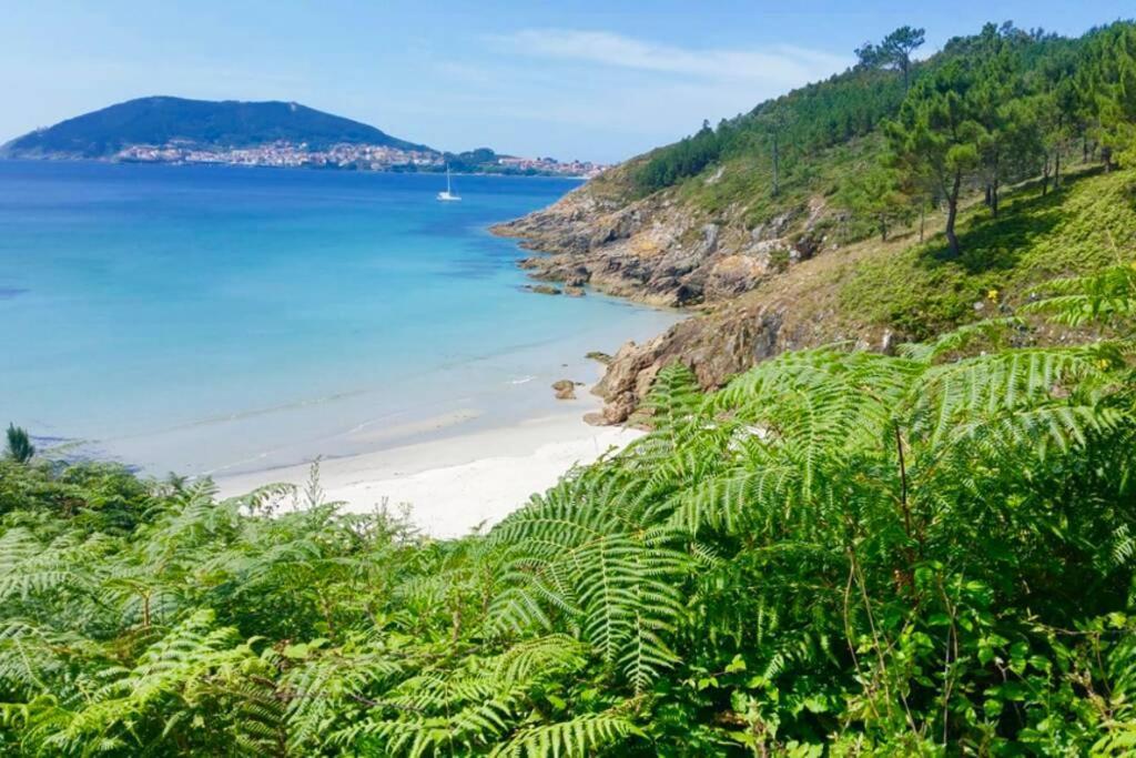 Junto Camino De Santiago,1ª Linea De Playa Appartement Finisterre Buitenkant foto